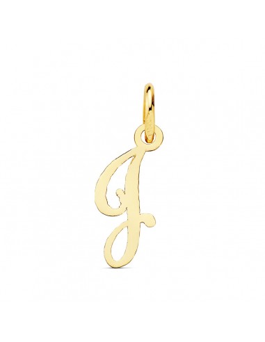 18K COLGANTE ORO AMARILLO LETRA " J " . 15X6 MM