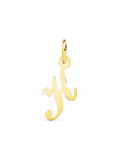 18K COLGANTE ORO AMARILLO LETRA " K " 16 X 8 MM
