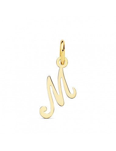 18K COLGANTE ORO AMARILLO LETRA " M " 10X9 MM