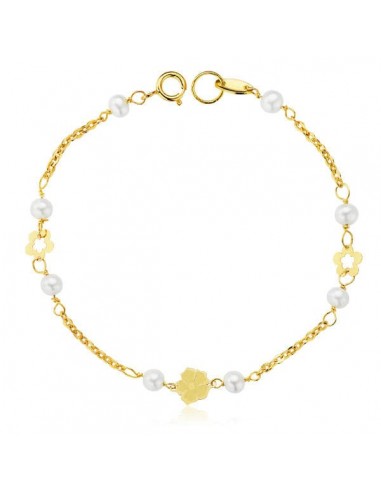 18K PULSERA PERLA 3 MM 17CM