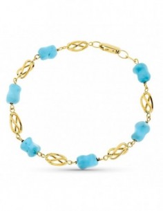 Pulsera Jaula Turquesa