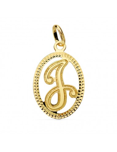 18K COLGANTE ORO AMARILLO INICIAL LETRA J 21X14 MM