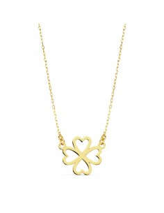 18K COLLAR ORO AMARILLO CORAZONES 12 MM 45CM C. AMOR