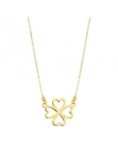 18K COLLAR ORO AMARILLO CORAZONES 12 MM 45CM C. AMOR