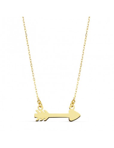 18K COLLAR ORO AMARILLO FLECHA CUPIDO 20X6 MM45CM C. AMOR