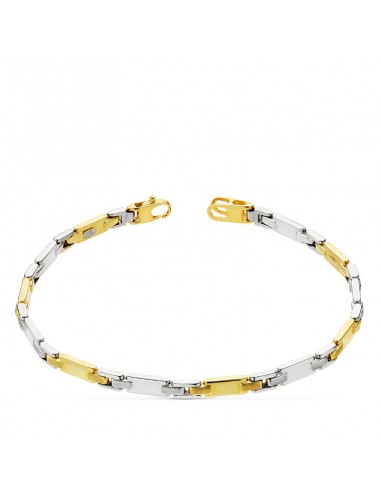 18K PULSERA BICOLOR PANTER 21 CM. 8.60 GRS.