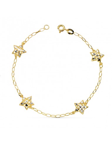 18K PULSERA BICOLOR 18.5CM. 2.10GRS.