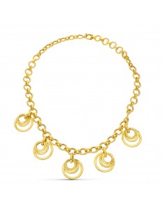 18K GARGANTILLA ORO AMARILLO COLGANTE 45CM