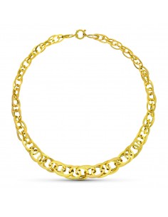 18K GARGANTILLA ORO AMARILLO ESLABONES 45CM
