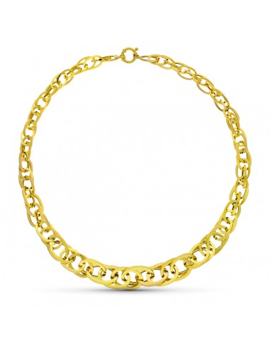 18K GARGANTILLA ORO AMARILLO ESLABONES 45CM