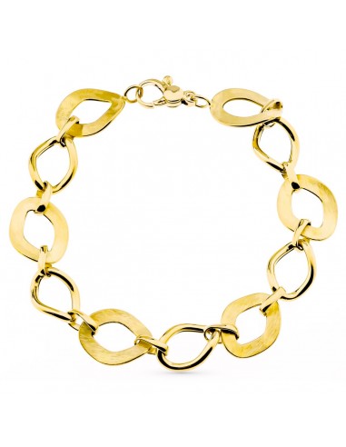 18K PULSERA ORO AMARILLO ESLABONES