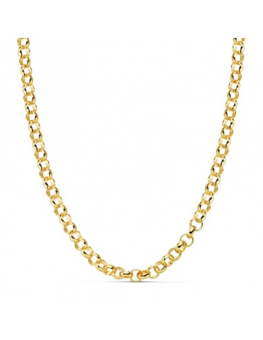 18K CADENA ORO AMARILLO ROLO HUECA 45CM 5.5 MM