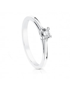 18K SOLITARIO DIAMANTE NATURAL TALLA BRILLANTE  0 150 QTS. SI-H