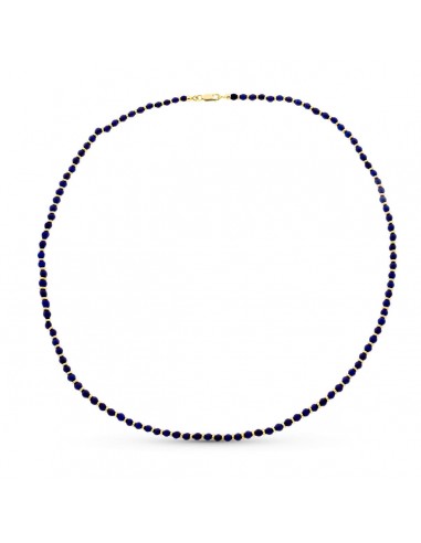 18K GARGANTILLA ORO AMARILLO LAPIZLAZULI 45CM