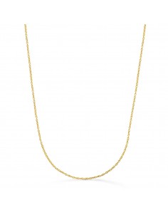 18K CADENA ORO AMARILLO ROLO MACIZA ANCHO: 1 2MM LARGO: 45CM