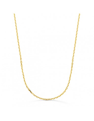 18K CADENA FORZADA MACIZA ORO AMARILLO ANCHO:1.9MM LARGO: 60CM