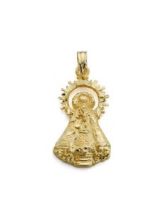 18K SILUETA VIRGEN DE CASTELLAR 25 X 13 MM