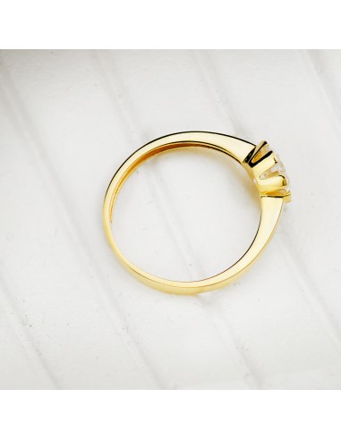 18K SOLITARIO ORO AMARILLO CIRCONITA GARRAS 6,5 MM. ANCHO CUERPO: 2 MM