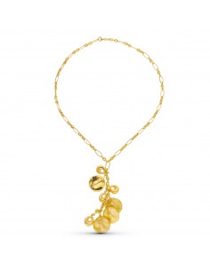 18K GARGANTILLA ORO AMARILLO COLGANTE