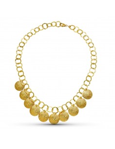 18K GARGANTILLA ORO AMARILLO FETICHES REDONDOS