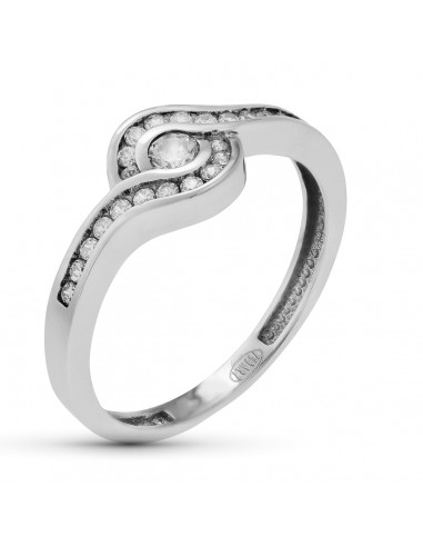 18K SORTIJA ORO BLANCO CON CIRCONITAS. ANCHO: 7 5 MM