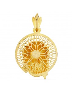 18K CABEZA CRISTO AUREOLA 29 X 26 MM 2