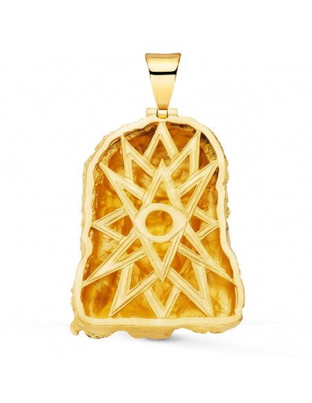 18K COLGANTE ORO AMARILLO CAMARÓN DE LA ISLA. 43 X 32 MM