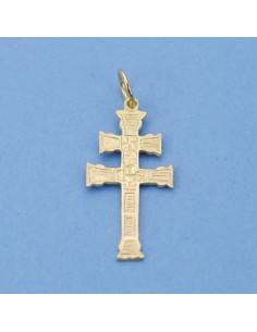 18K CRUZ CARAVACA. 28 X 14 MM. 1.65 GRS.@