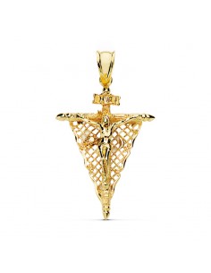 18K RMEDIOS DE ÁNIMAS 50 X 28 MM