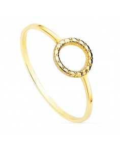 18K SORTIJA ORO AMARILLO LISA MOTIVO REDONDO 7.5 MM