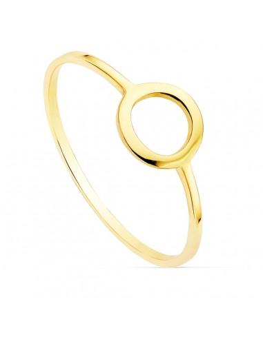 18K SORTIJA ORO AMARILLO LISA MOTIVO REDONDO 7.5 MM