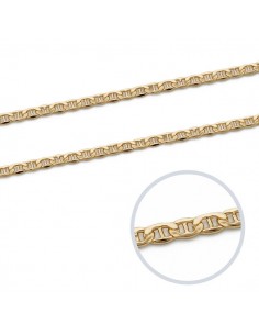 18K CADENA ANCLA PLANA 45 CM. 2.20 GRS. 2 MM