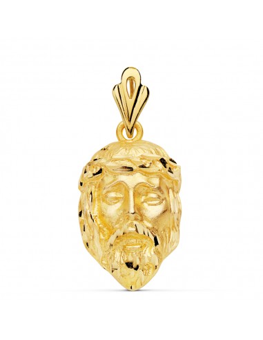 18K COLGANTE ORO AMARILLO CABEZA DE CRISTO 31X20 MM
