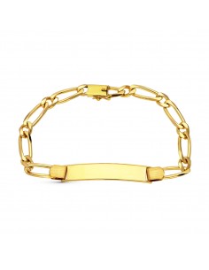 18K ESCLAVA ORO AMARILLO CABALLERO