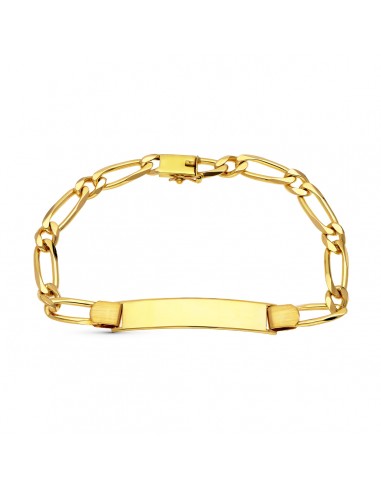 18K ESCLAVA ORO AMARILLO CABALLERO