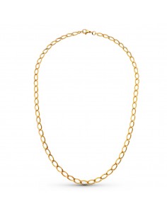 18K CADENA ORO AMARILLO ROMBO HUECA 50CM 5 MM