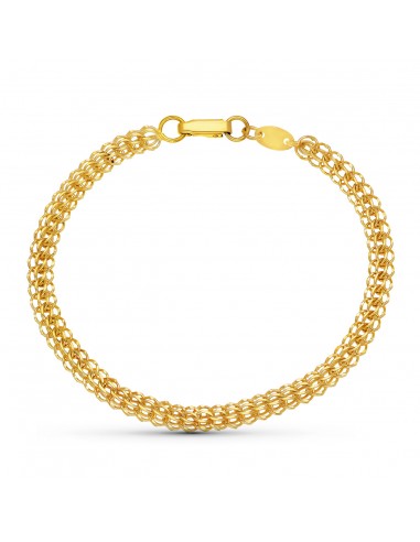 18K PULSERA ORO AMARILLO CARAQUEÑA