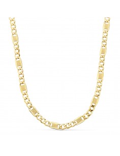 18K CADENA CARTIER ORO AMARILLO ESLABONES HUECOS 3X1. LARGO: 50CM ANCHO: 5 MM