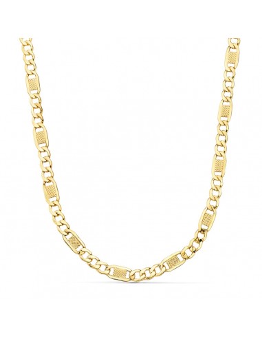 18K CADENA CARTIER ORO AMARILLO ESLABONES HUECOS 3X1. LARGO: 50CM ANCHO: 5 MM