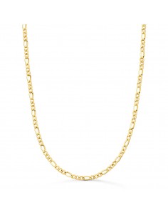 18K CADENA ORO AMARILLO CARTIER HUECA ESLABON PLANO ANCHO: 2.2MM LARGO: 60CM