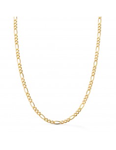 18K CADENA ORO AMARILLO HUECA ESLABON TIPO CARTIER ANCHO 4 MM LARGO 60CM