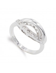 18K SORTIJA ORO BLANCO CIRCONITAS