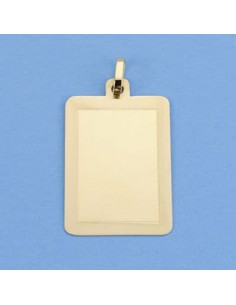 18K CHAPA RECTANGULAR 31 X 20 MM. 3.25 GRS.