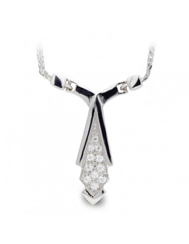 18K GARGANTILLA ORO BLANCO CIRCONITAS