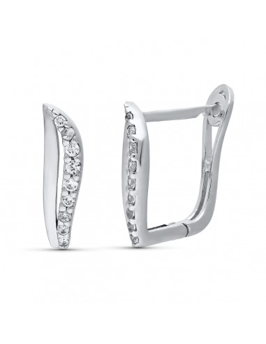 18K PENDIENTES ORO BLANCO CIRCONITA CATALAN