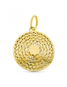 18K COLGANTE ORO AMARILLO CALADO 28X25 MM