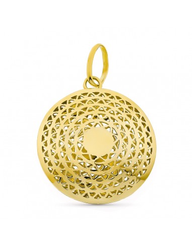 18K COLGANTE ORO AMARILLO CALADO 28X25 MM
