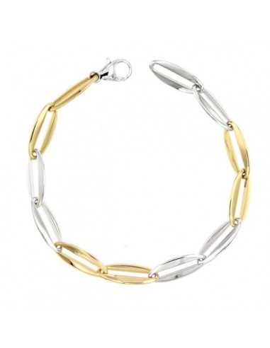 18K PULSERA BICOLOR 20CM