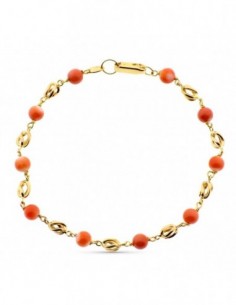 Pulsera Jaulas Coral