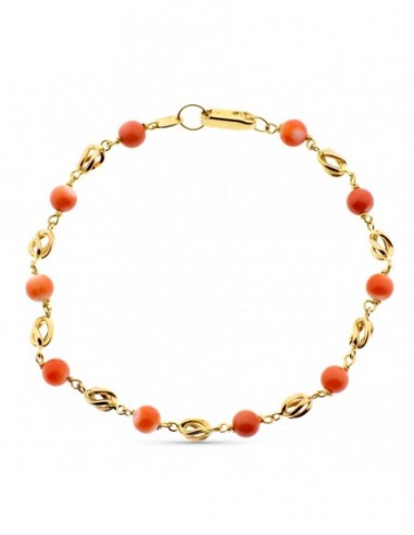 Pulsera Jaulas Coral